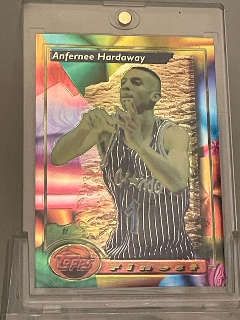 Anfernee Hardaway 1994-95 Topps Finest Rainbow Refractor